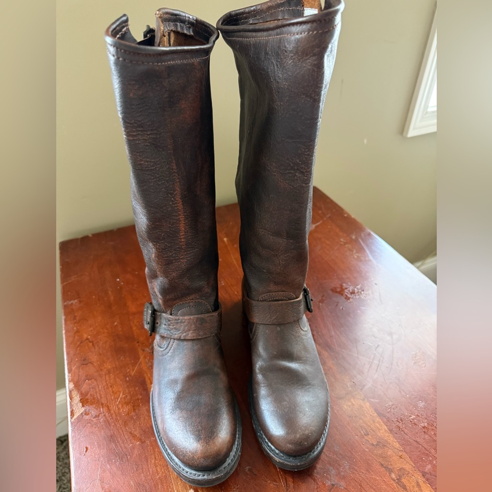 Frye Rich Brown Leather Boots* Like New Condition